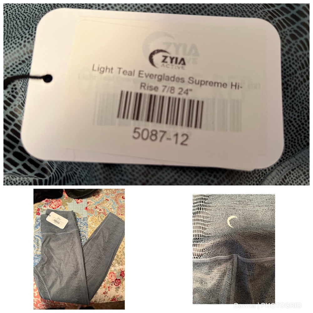 New with tags Light Teal Everglades Supreme Hi-rise 7/8 24"